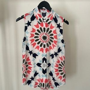 Equipment 100% silk sleeveless blouse. Excellent condition size xs/TP